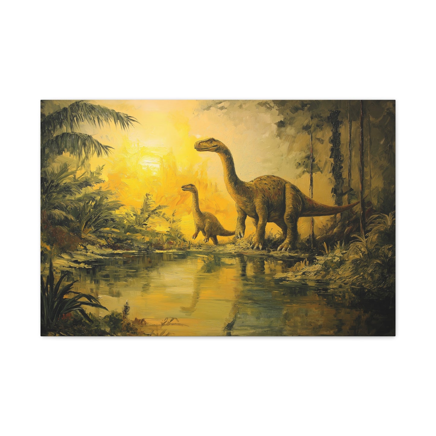 Éveil Jurassique au Lever du Soleil