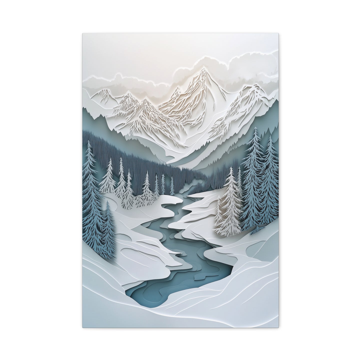 Magie Hivernale : Papier en Relief