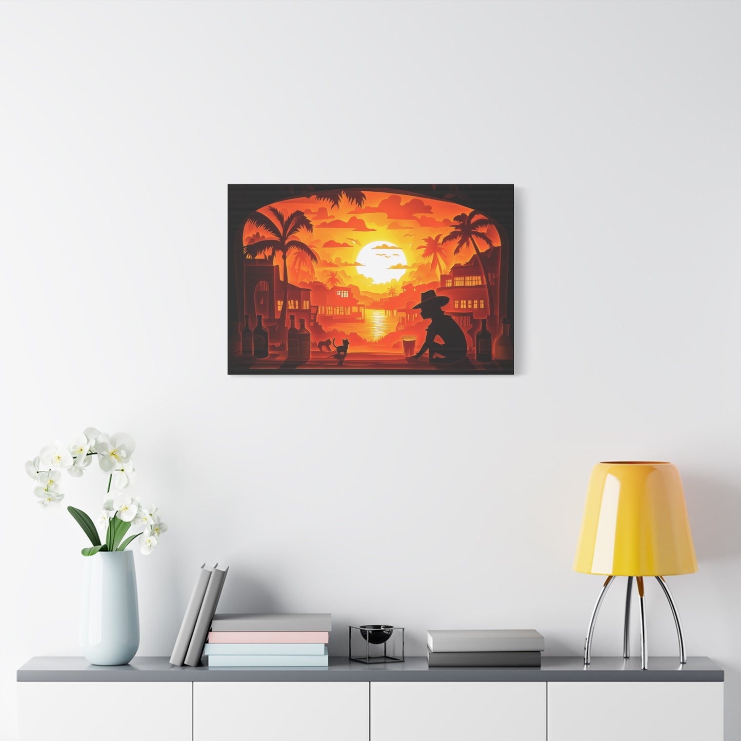 Évasion au Crépuscule Tropical