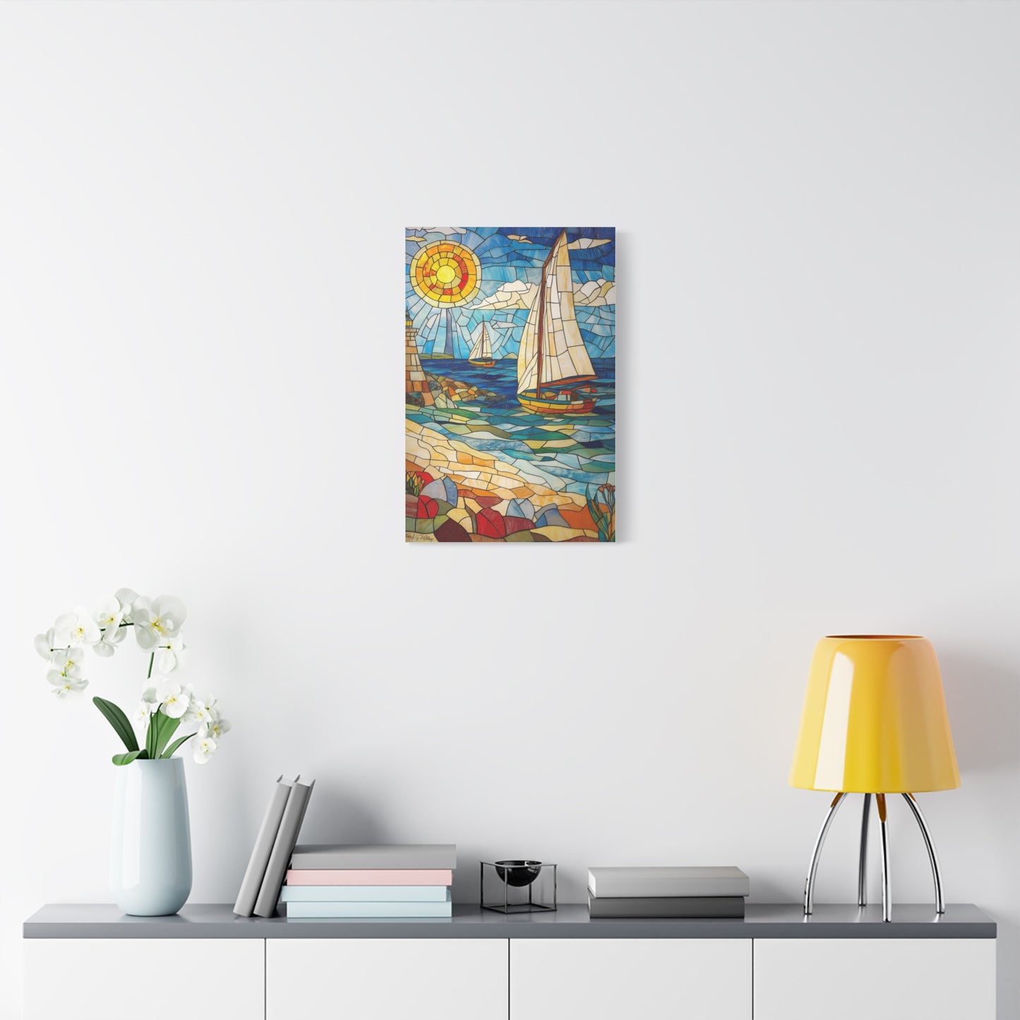 Évasion Marine en Verre Coloré
