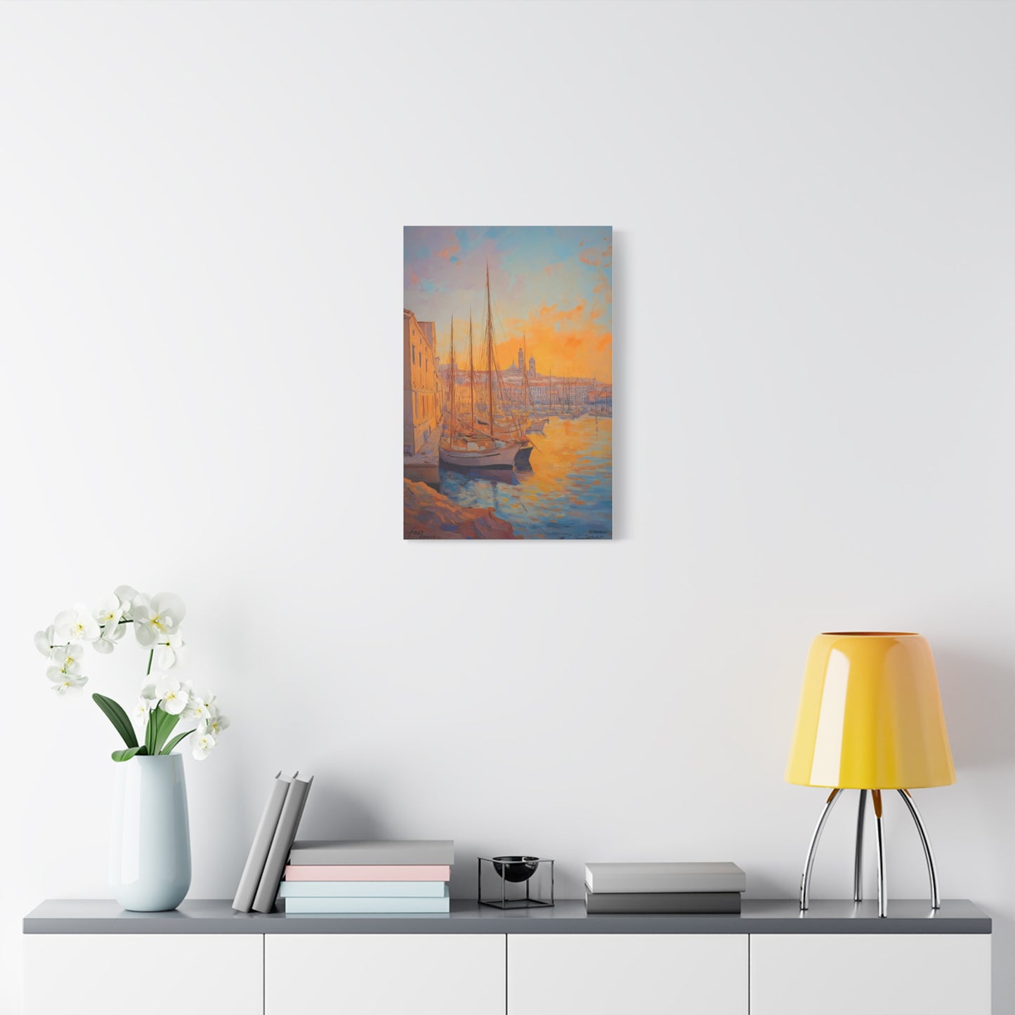 Coucher de Soleil sur le Port Tranquille