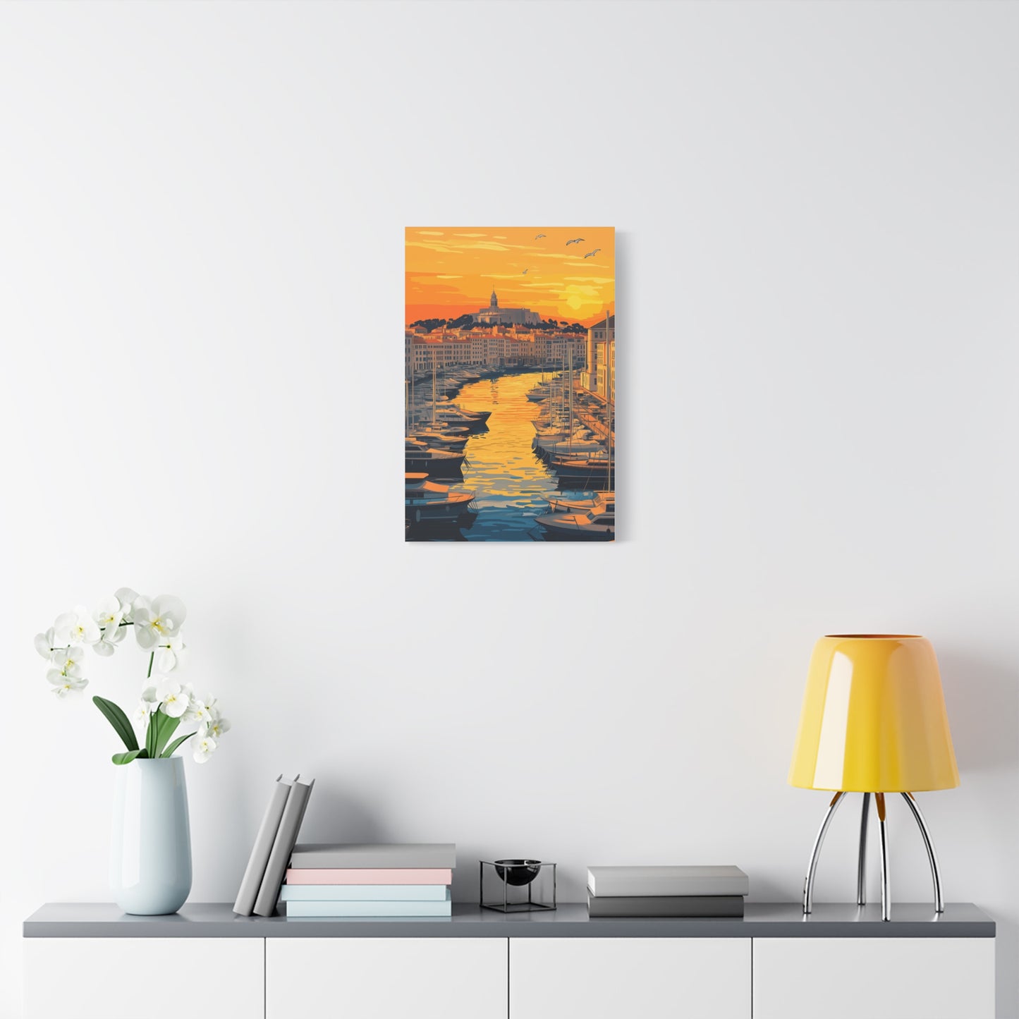 Coucher de Soleil sur le Port