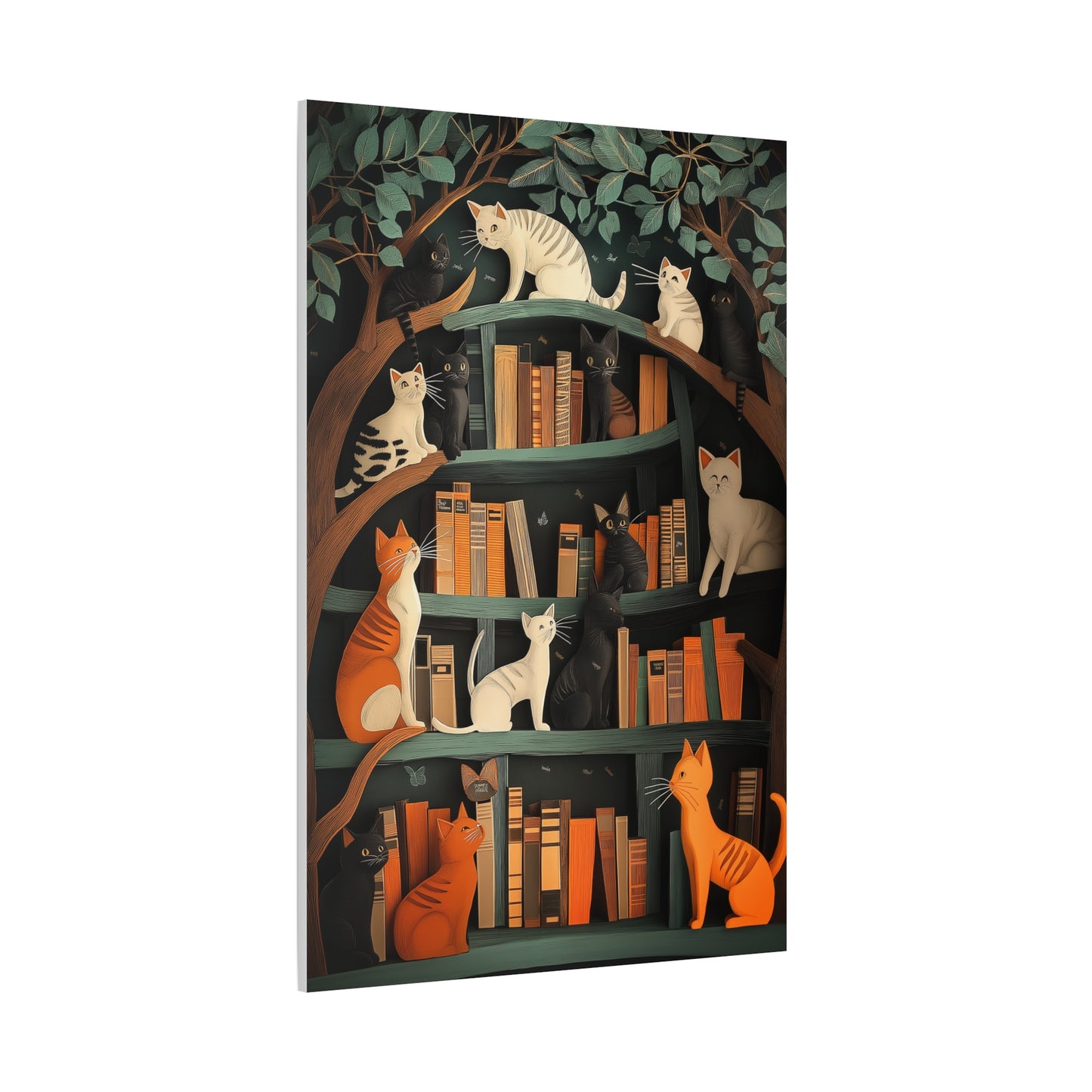 Chats Curieux au Royaume des Livres