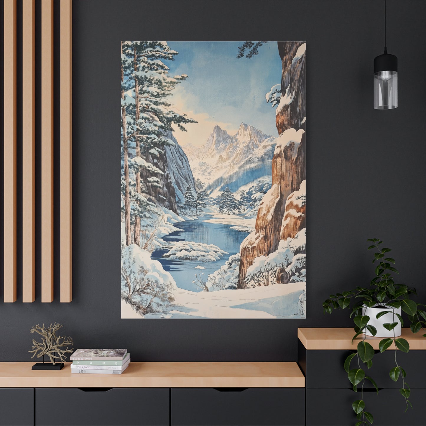 Évasion Hivernale : Paysage Enneigé Sublime