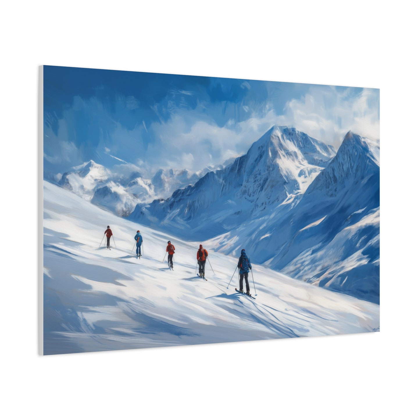 Évasion Alpine : Liberté en Pente Neigeuse