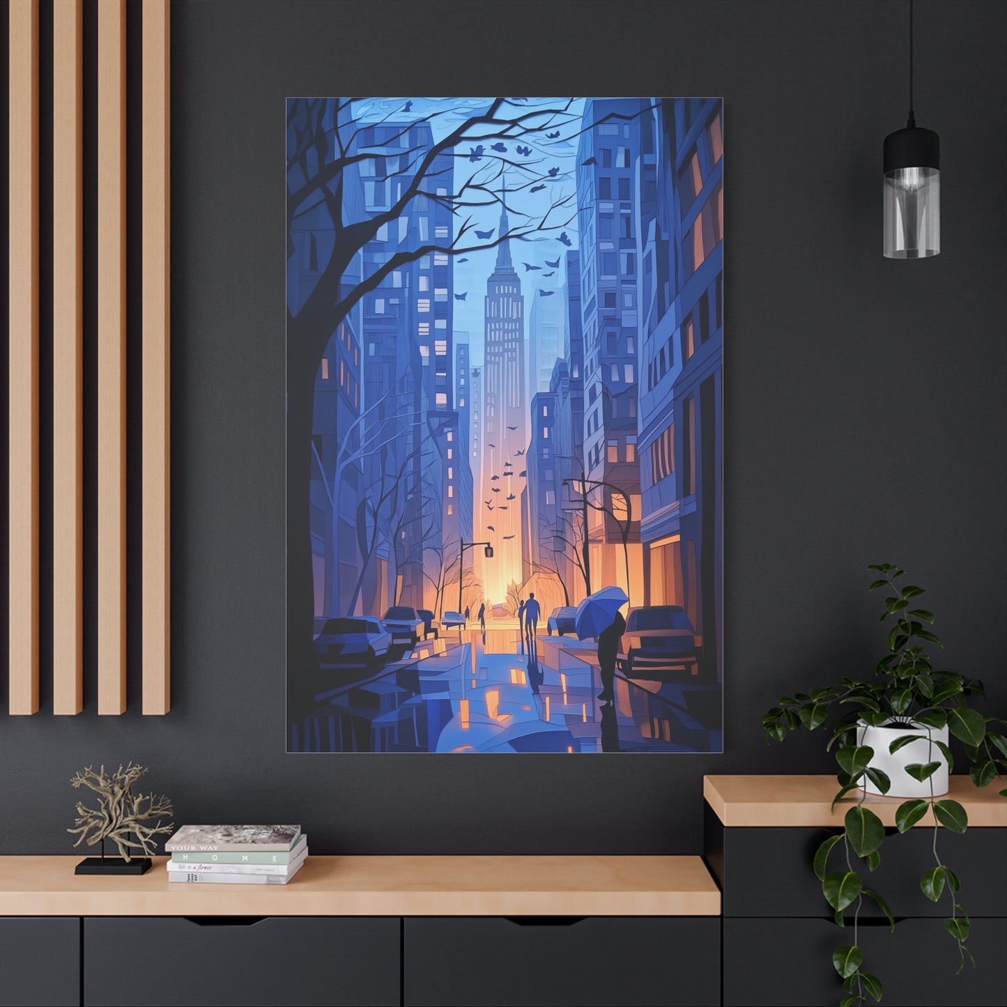 Crépuscule New-yorkais