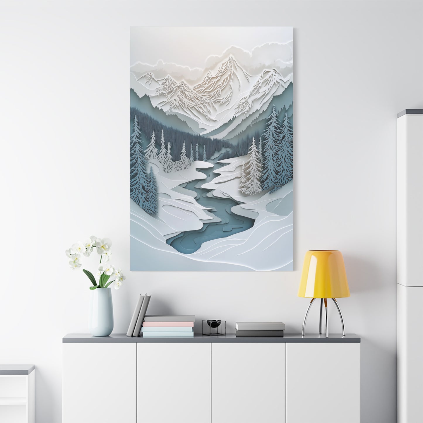 Magie Hivernale : Papier en Relief