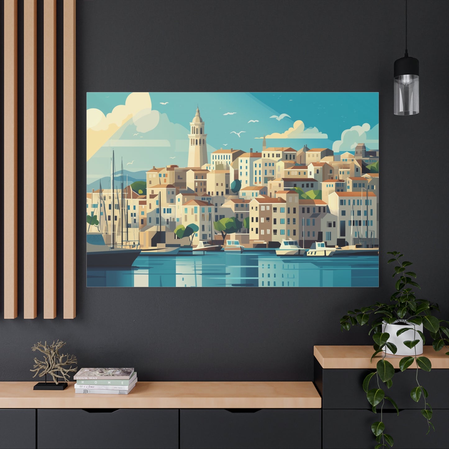 Evasion Méditerranéenne en Couleurs Pastel