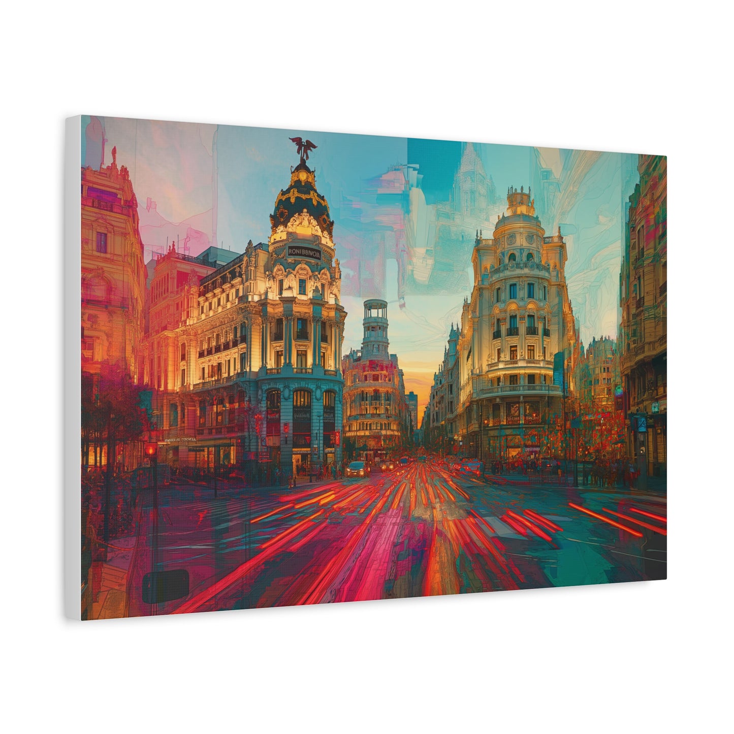 Sérénité Électrique sur la Gran Vía de Madrid