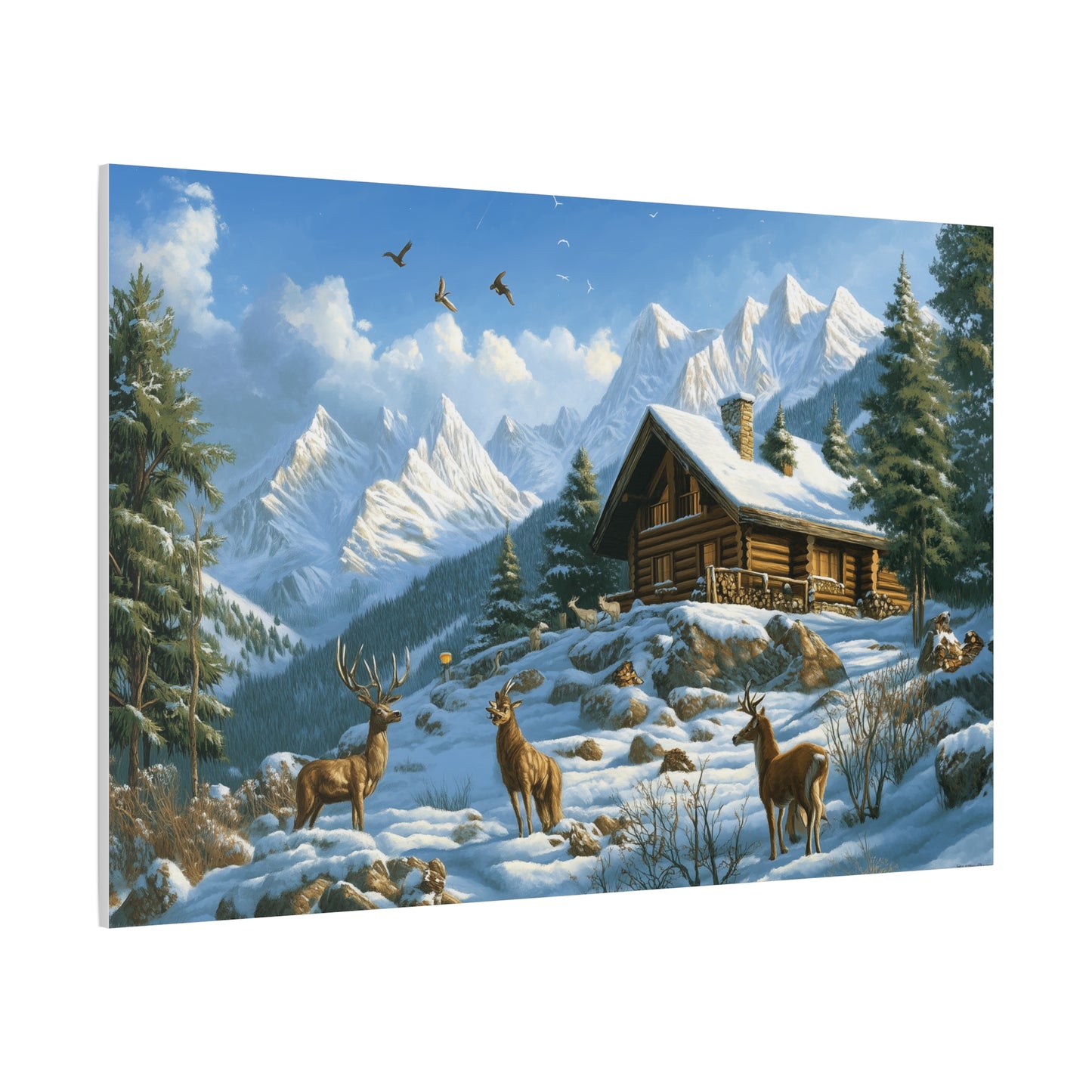 Évasion Montagnarde : Sérénité Neigeuse