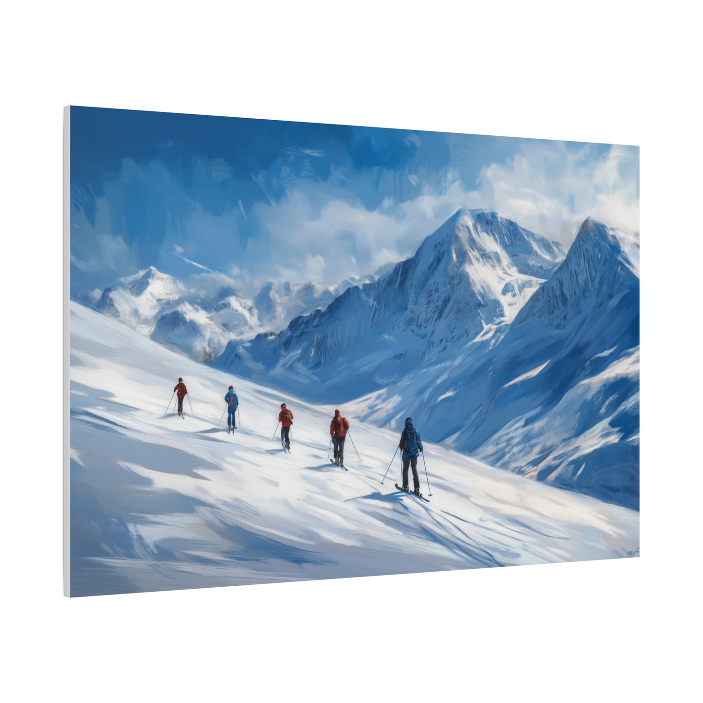 Évasion Alpine : Liberté en Pente Neigeuse