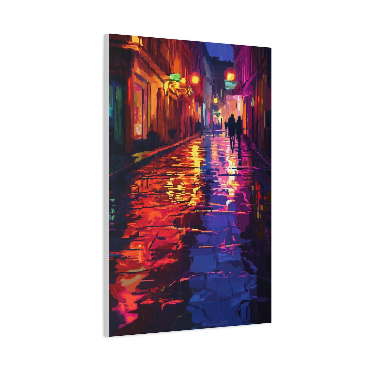 Éclats de Nuit Électrique en Pixels