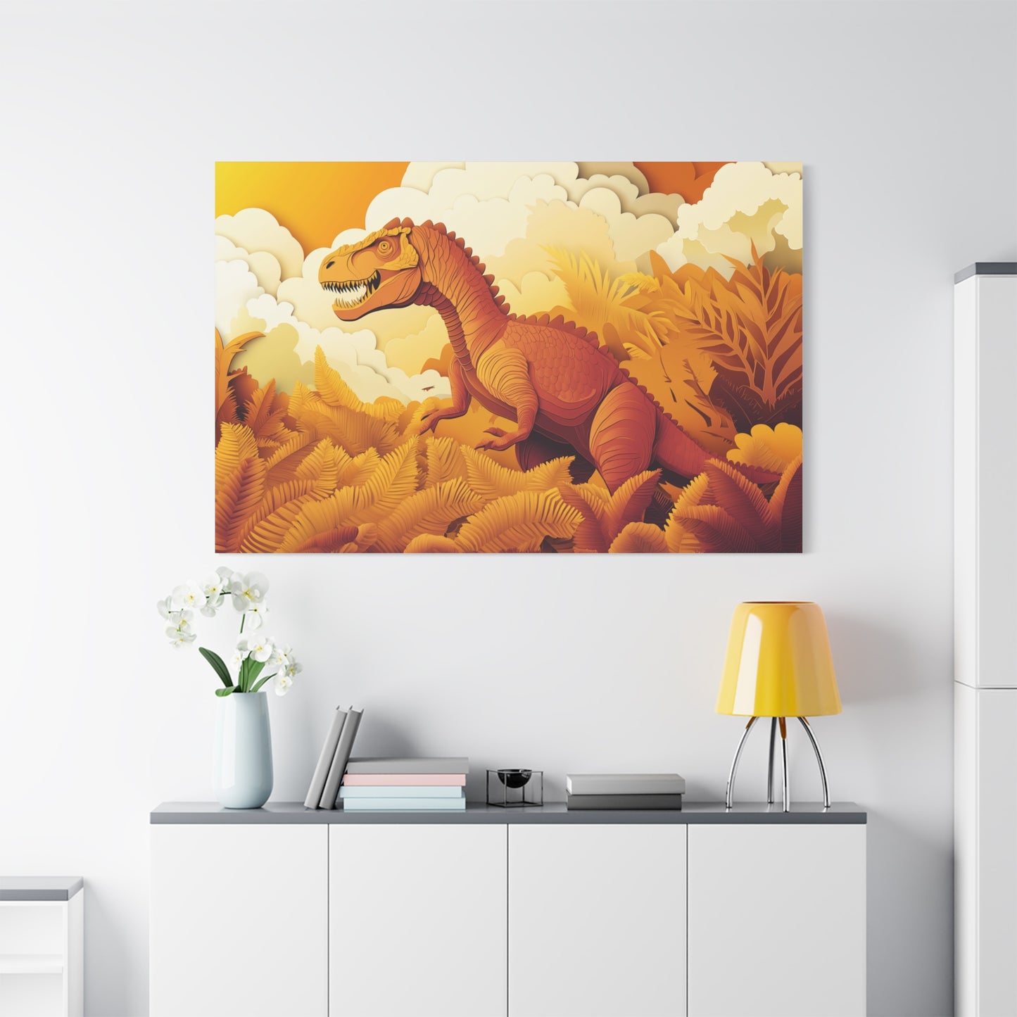 Dinosaure Majestueux à Travers le Temps