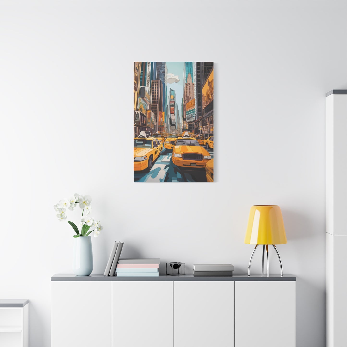 Vibrant New York : Taxis et Skylines