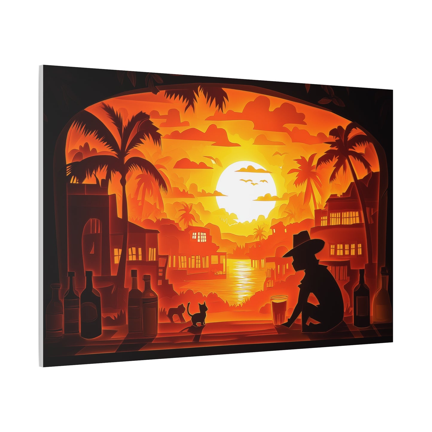 Évasion au Crépuscule Tropical