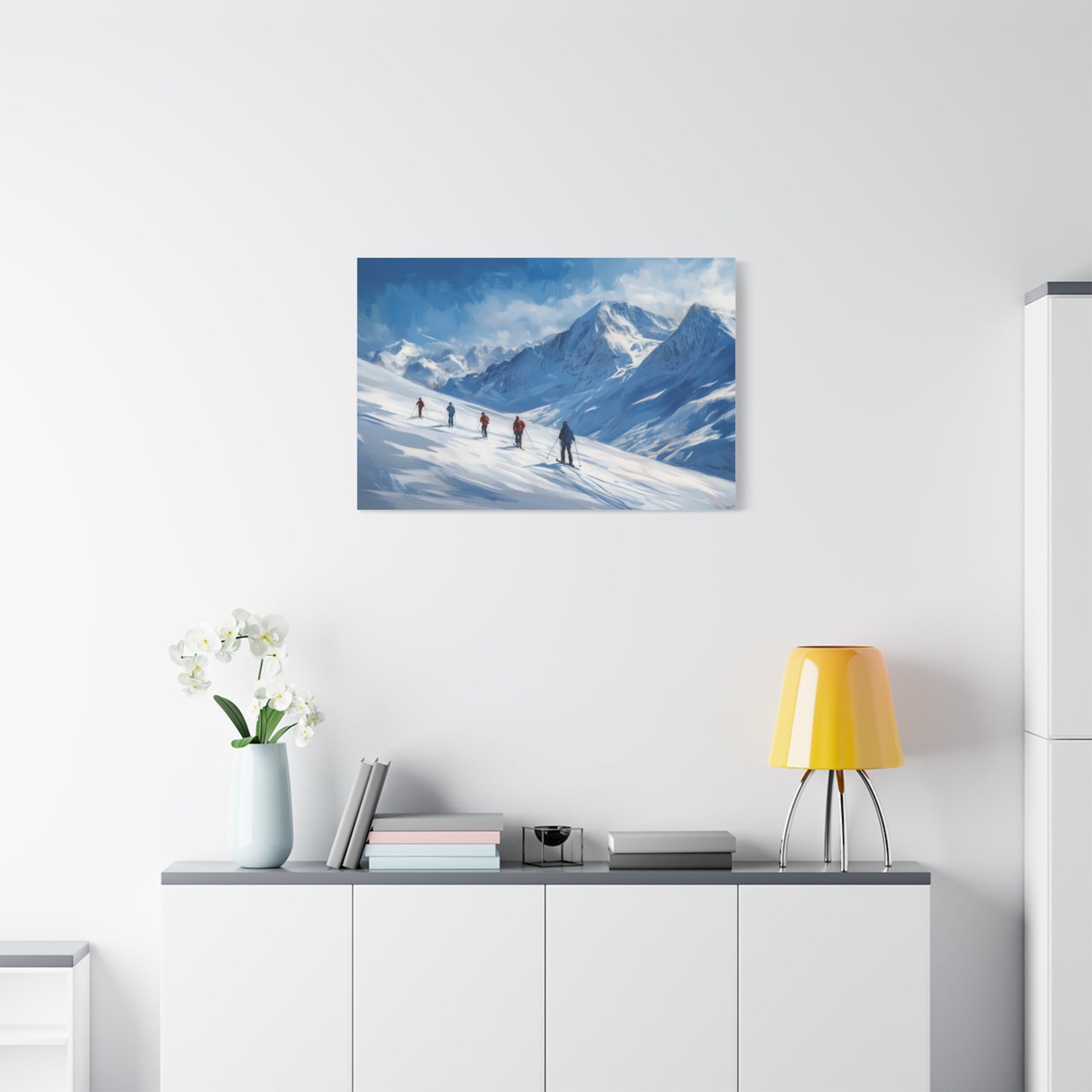 Évasion Alpine : Liberté en Pente Neigeuse