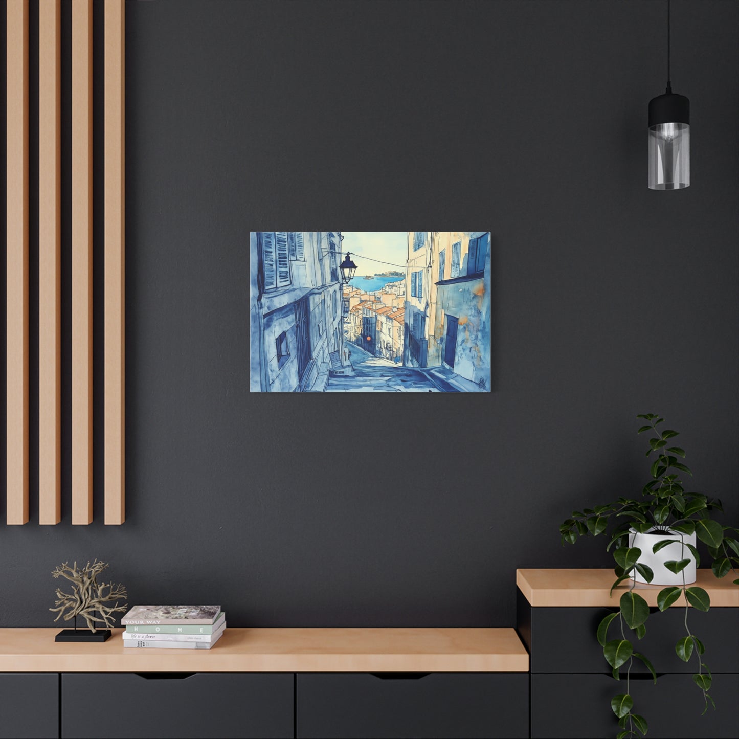 Une Rue du Panier en Aquarelle