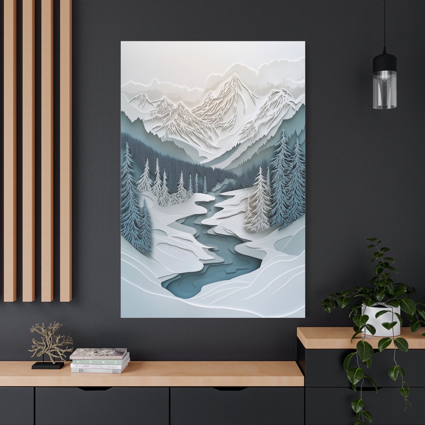 Magie Hivernale : Papier en Relief