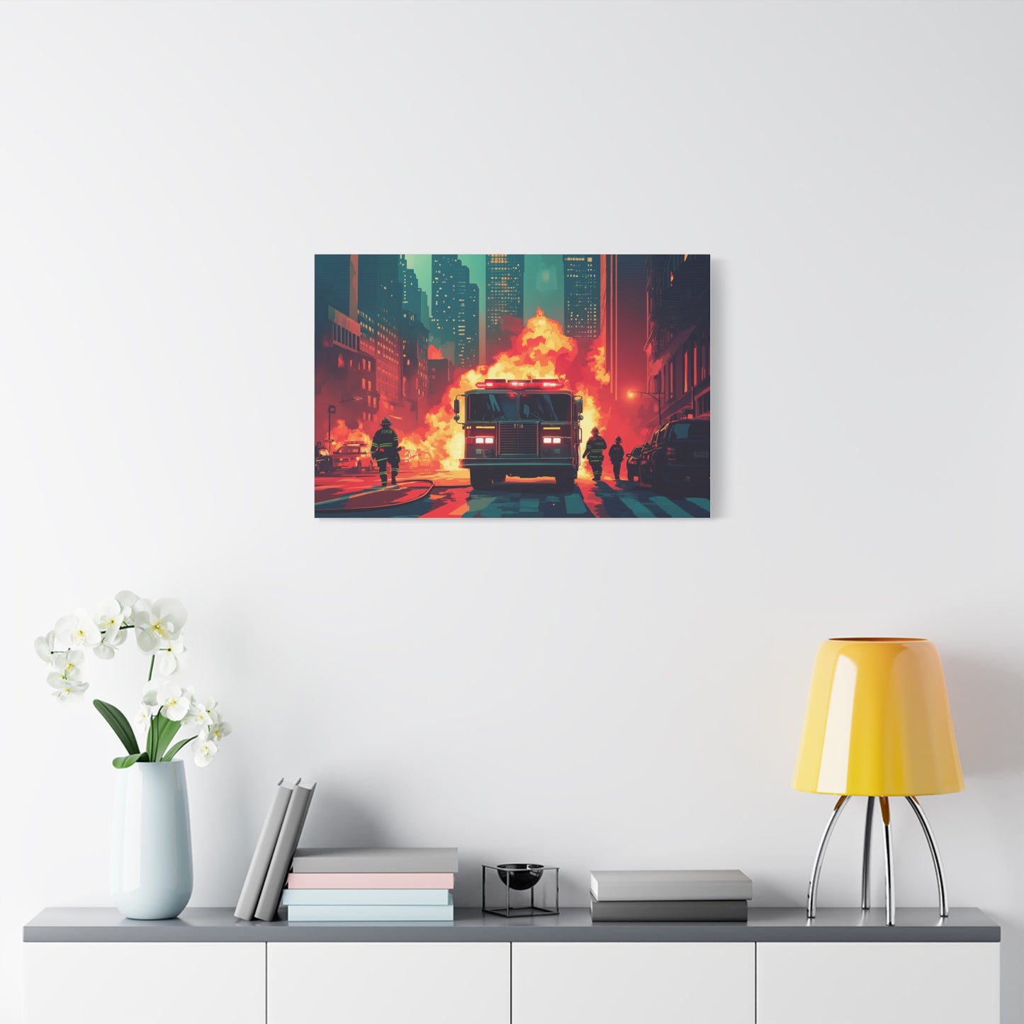 Héroïsme Urbain Flammes et Courage