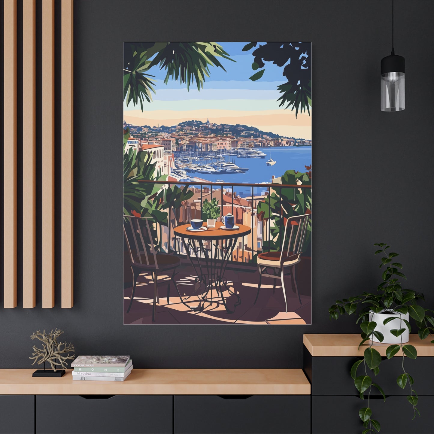 Évasion Méditerranéenne: Vue Sur Le Port