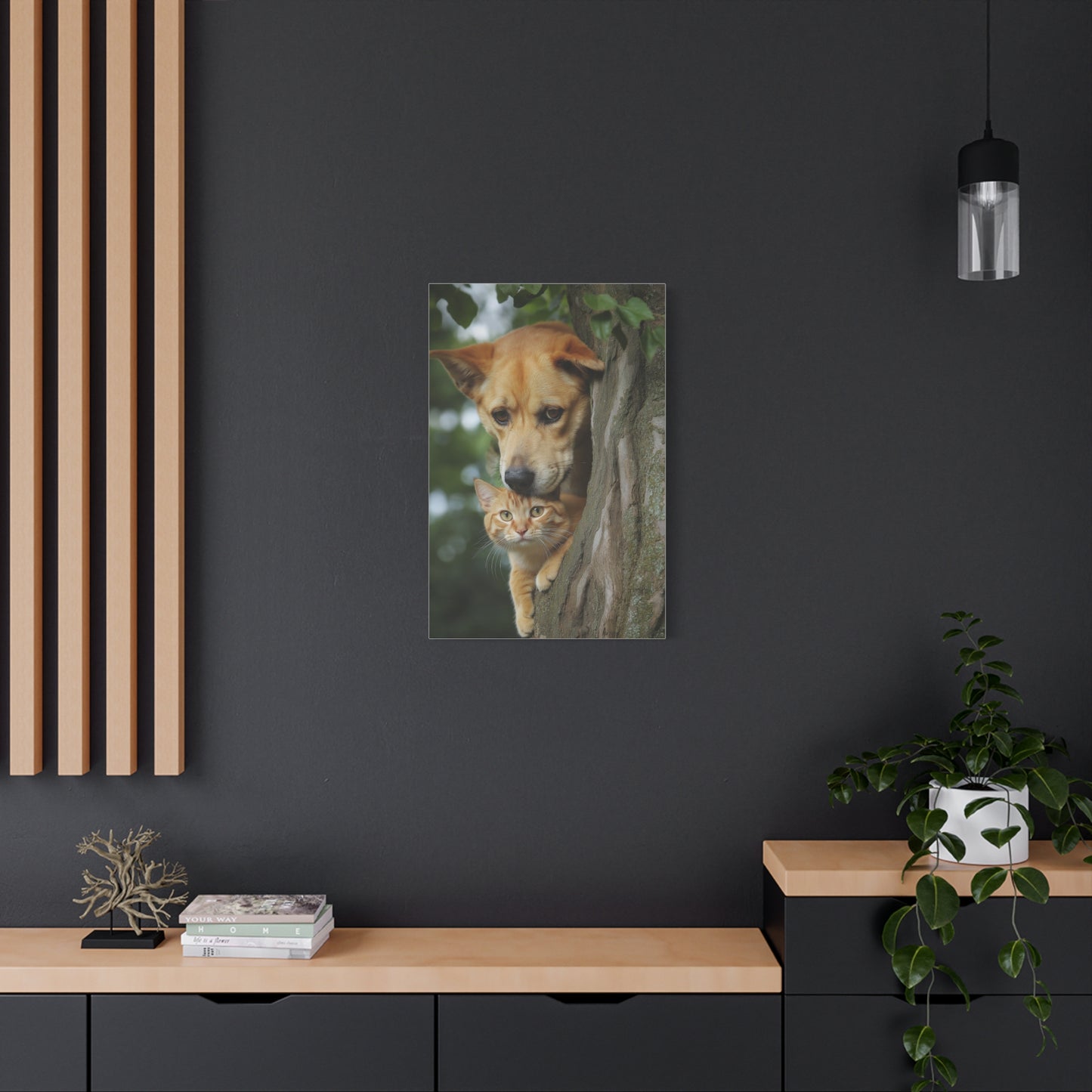 Amitié Inattendue entre Chien et Chat