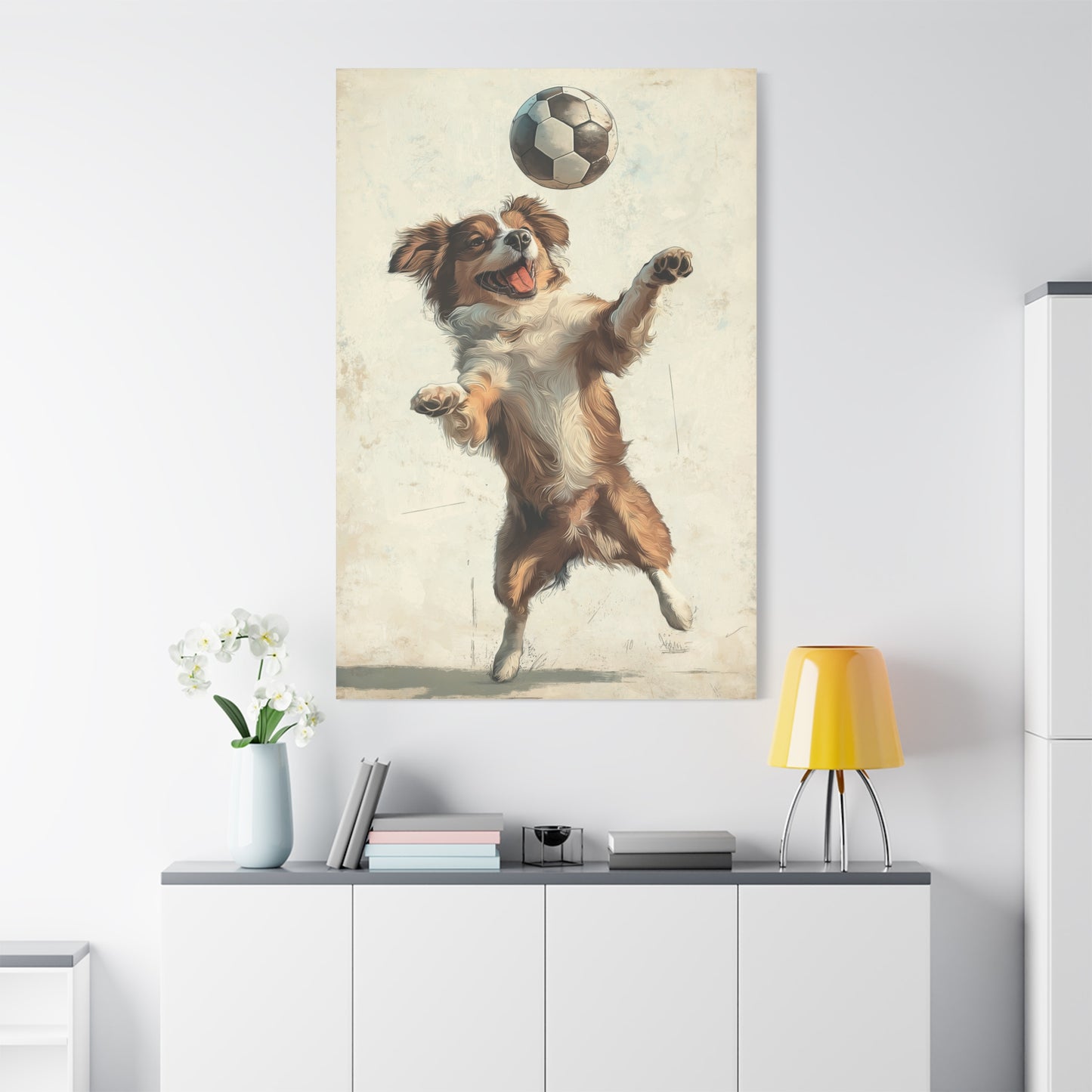 Champion de Football à Quatre Pattes