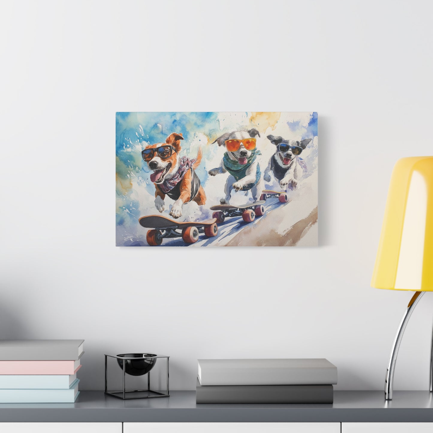 Chiens Skateurs à l'Aventure