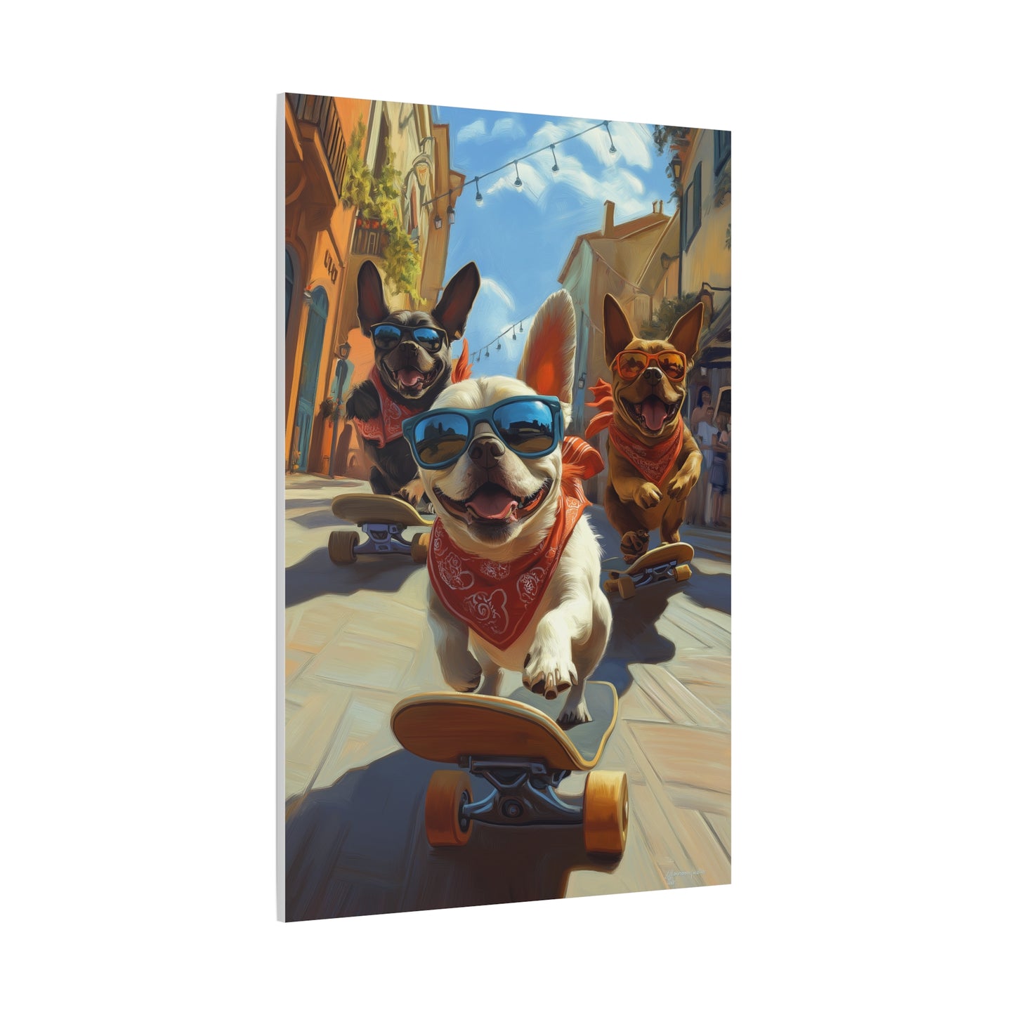 Chiens Skateurs : Aventure et Sourires !