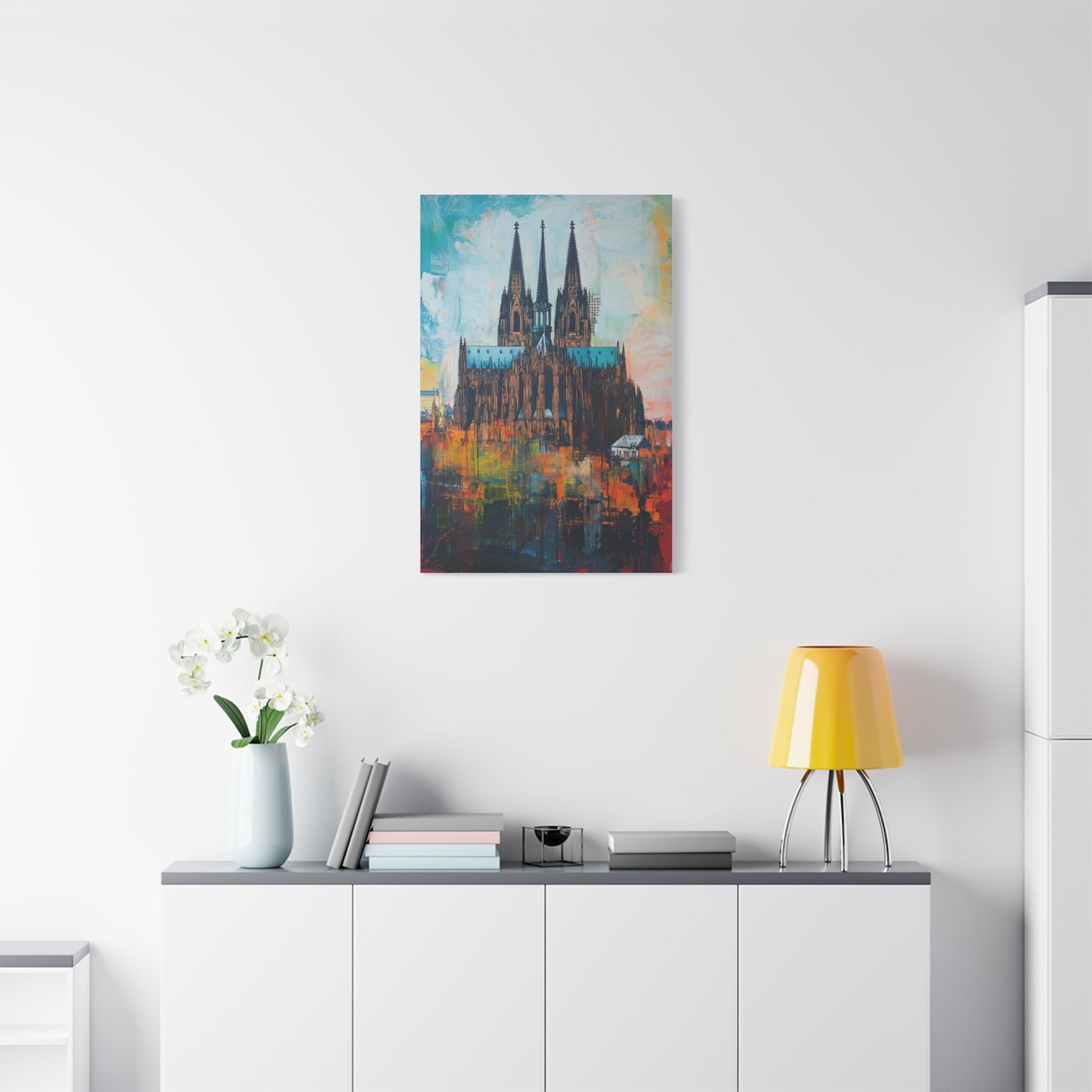 Cathédrale de Cologne aux Couleurs Vibrantes