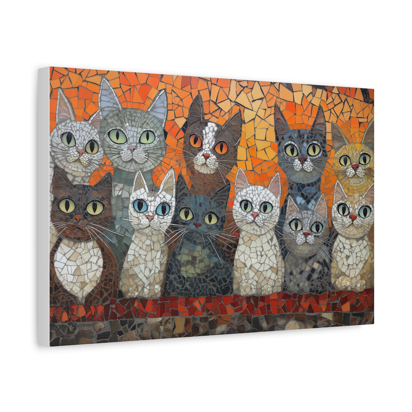 Mosaïque Féline