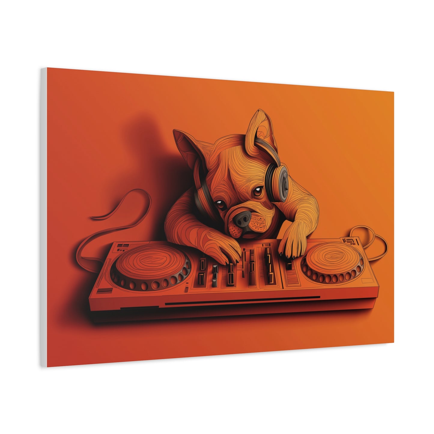 DJ Bulldog en pleine session mixage