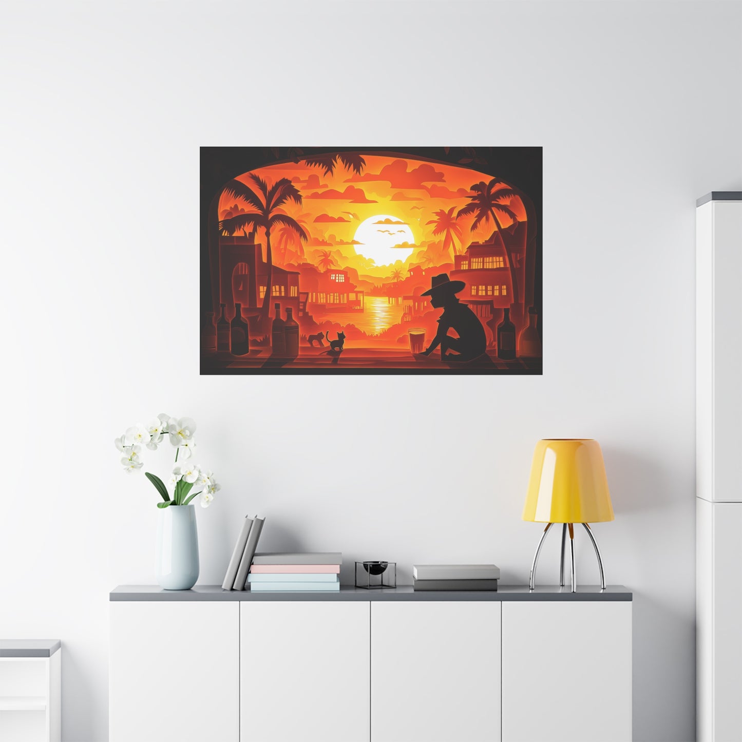 Évasion au Crépuscule Tropical