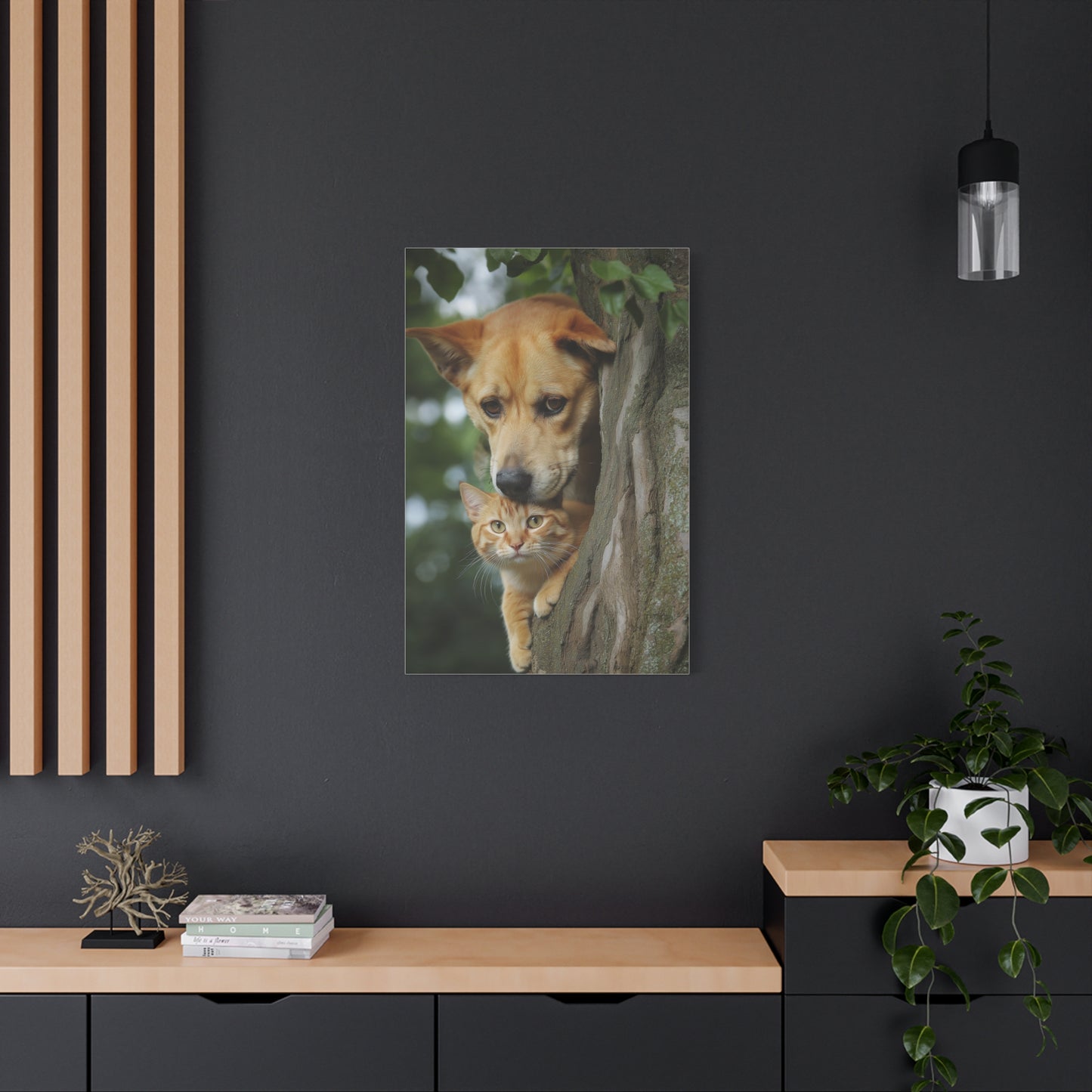 Amitié Inattendue entre Chien et Chat