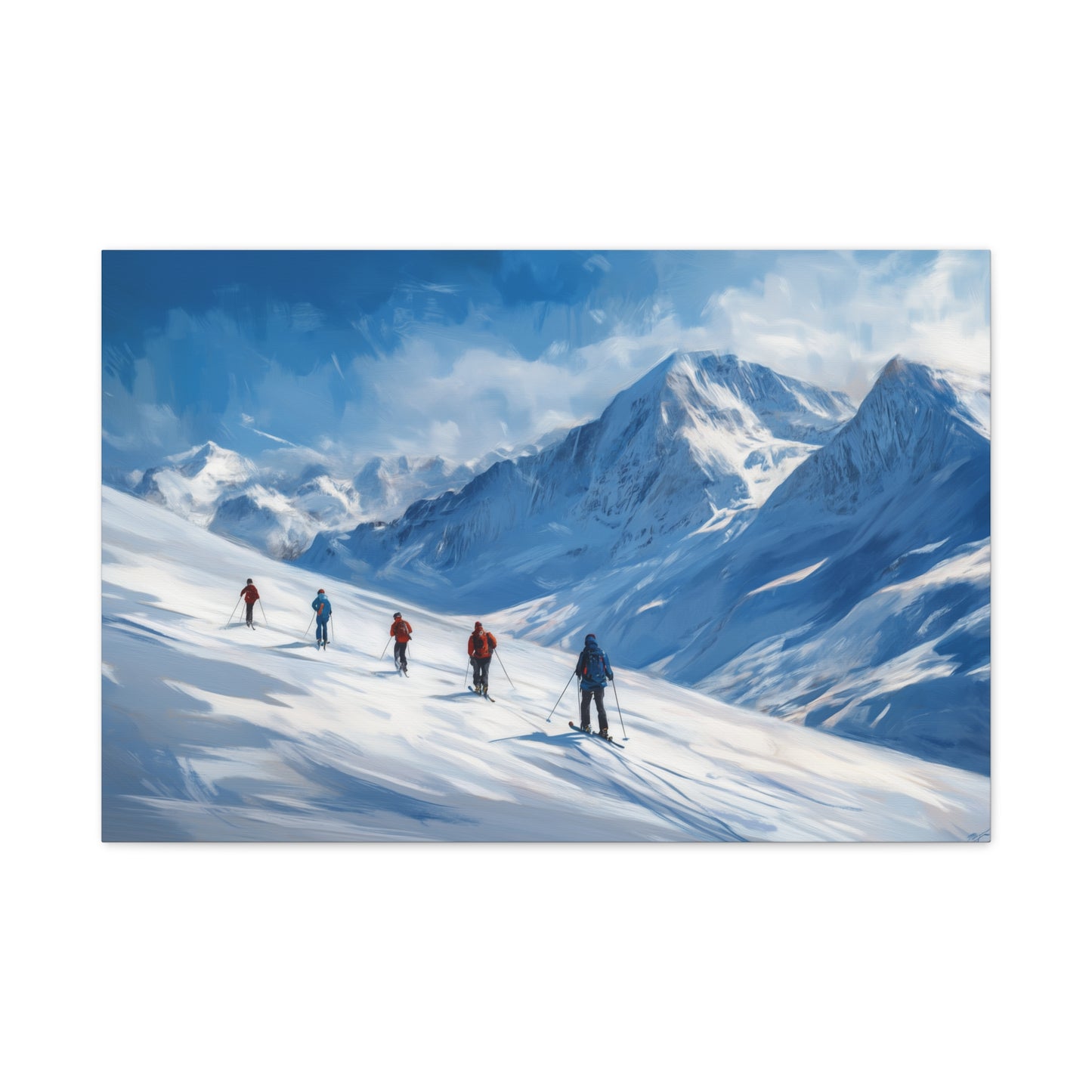Évasion Alpine : Liberté en Pente Neigeuse