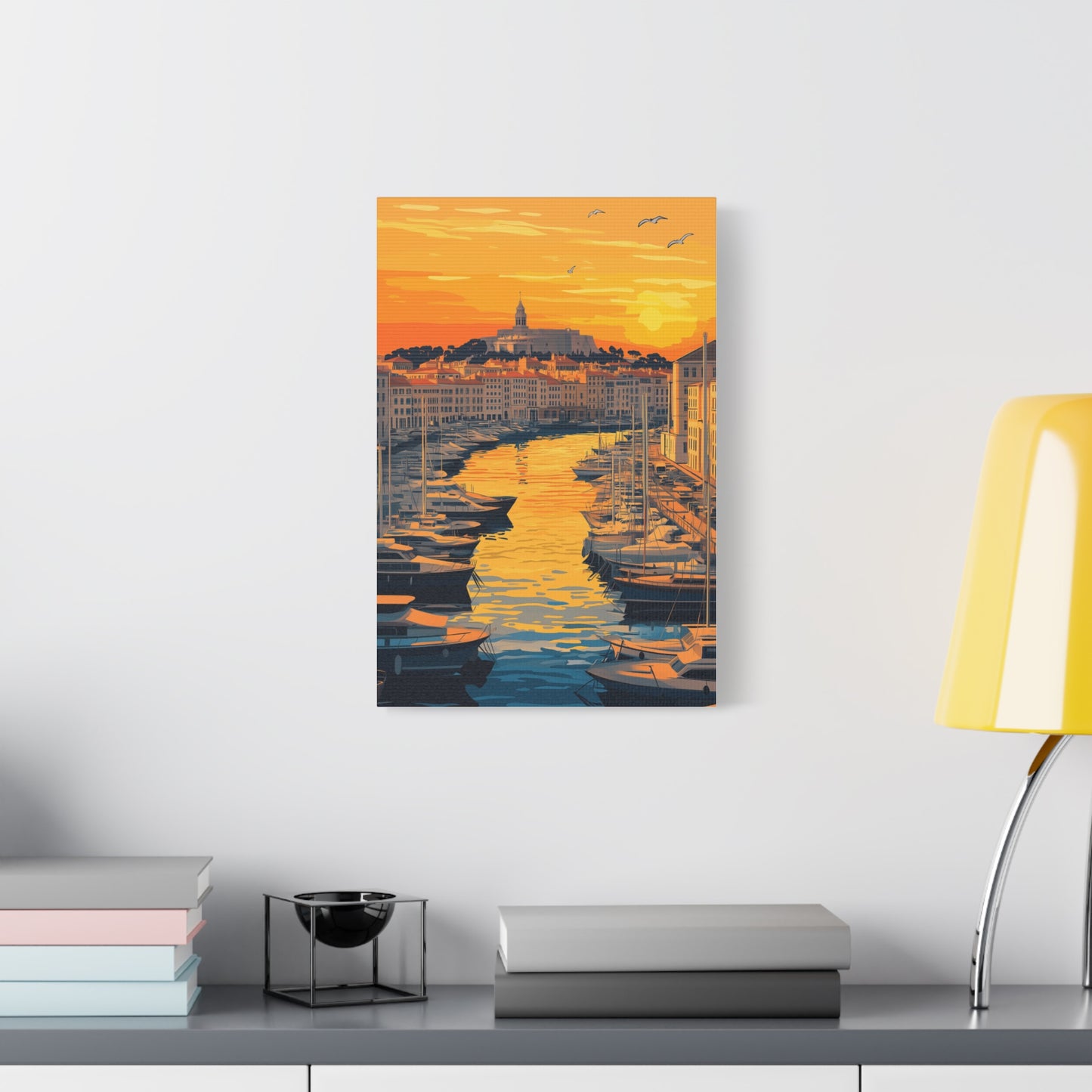Coucher de Soleil sur le Port