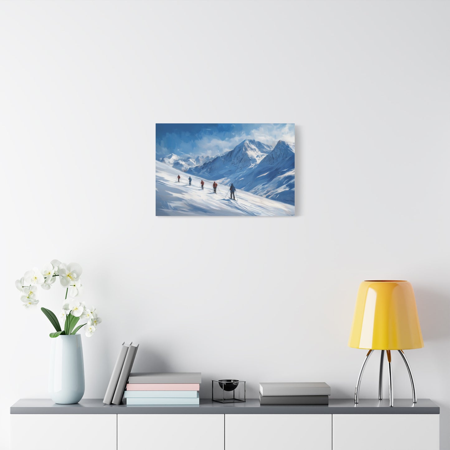Évasion Alpine : Liberté en Pente Neigeuse