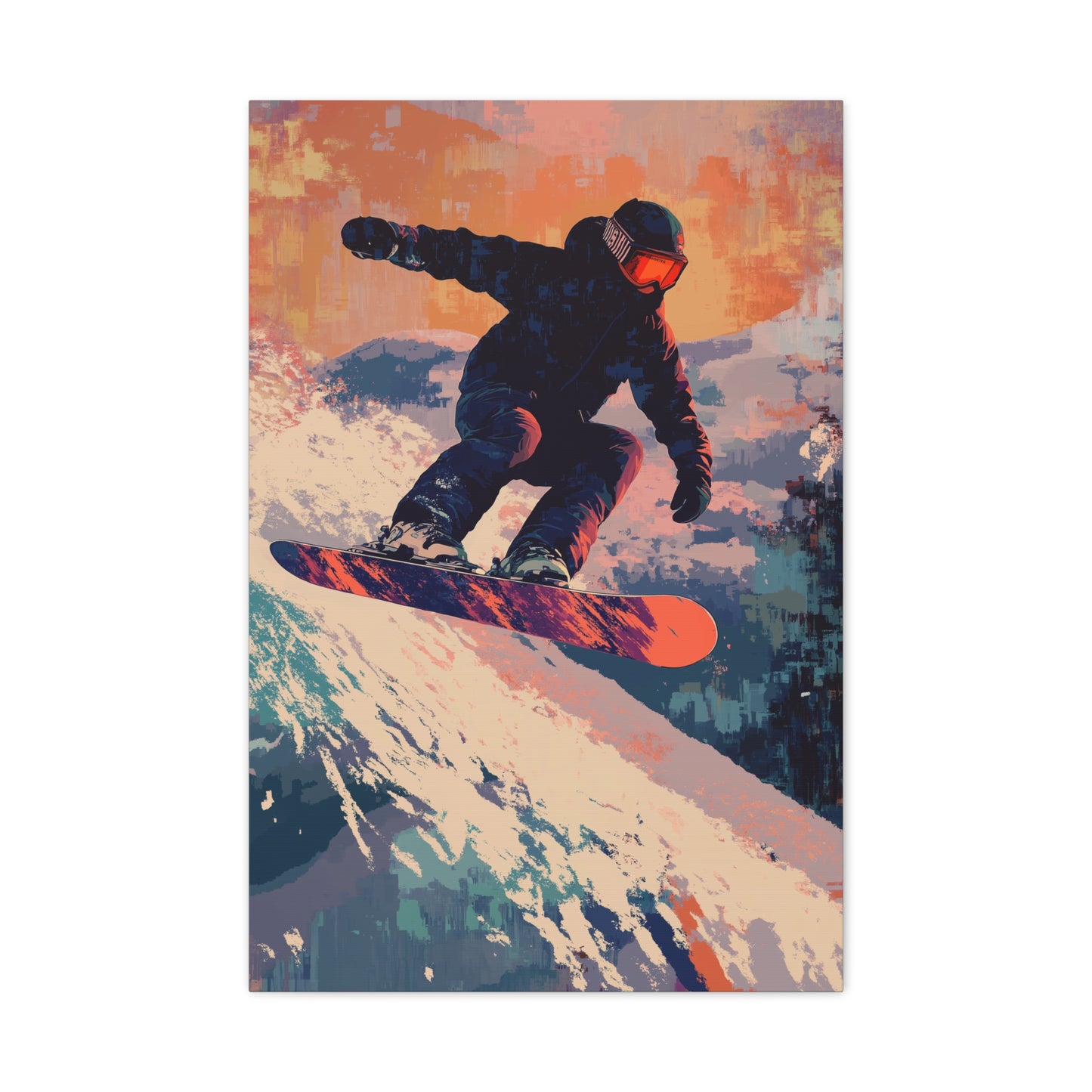 Snowboarder en Action: Vivez l'Adrénaline!