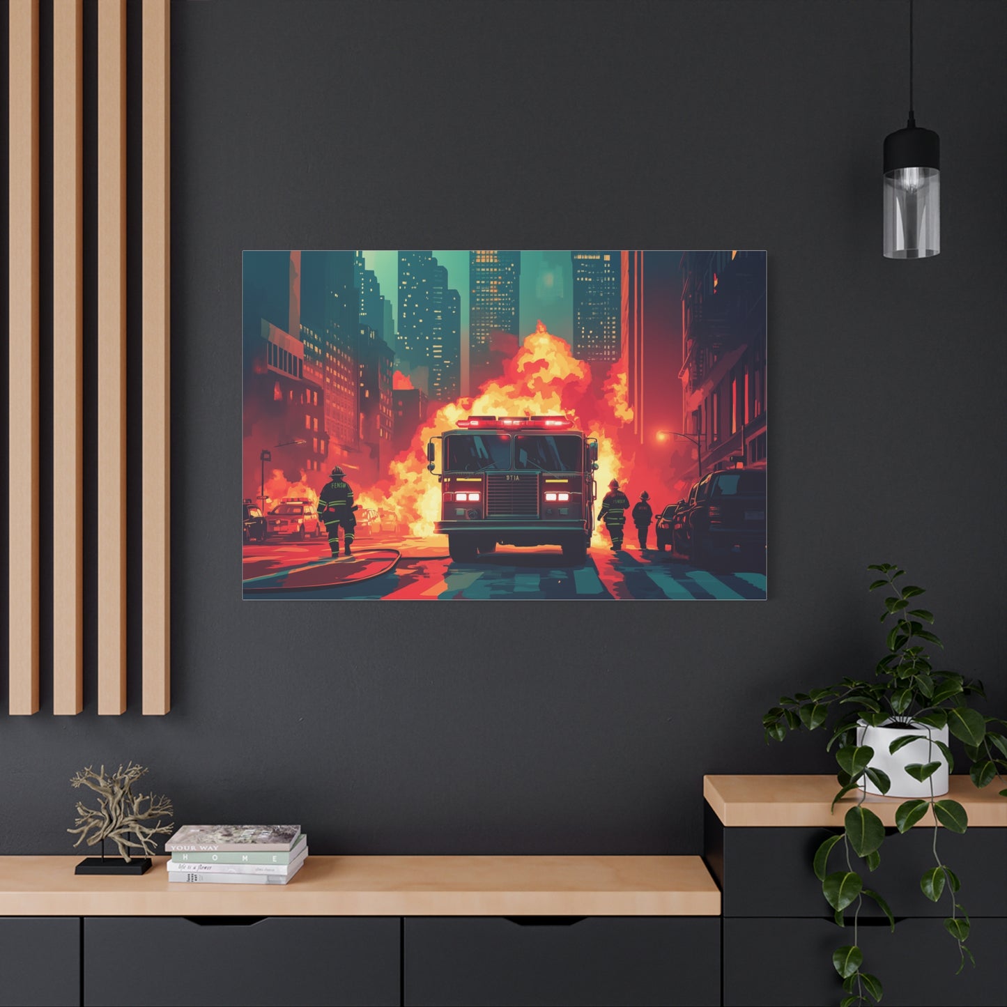 Héroïsme Urbain Flammes et Courage
