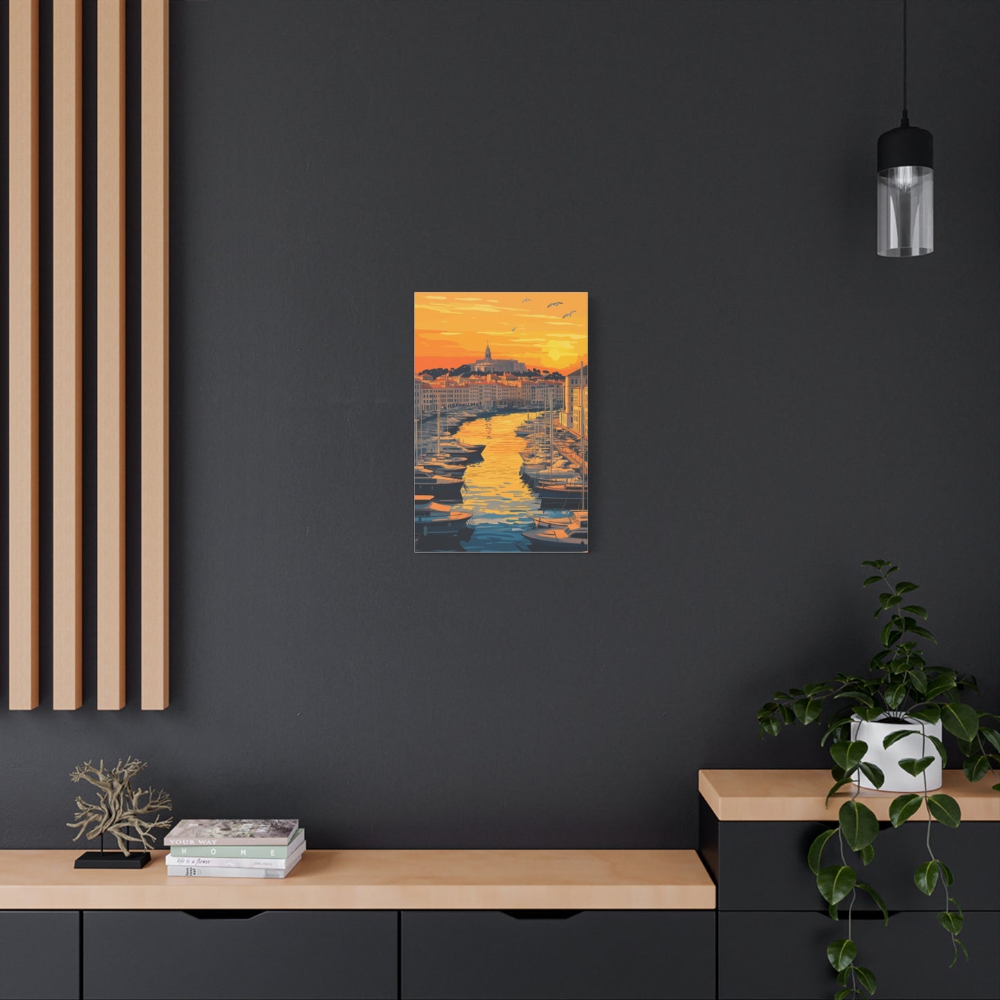 Coucher de Soleil sur le Port