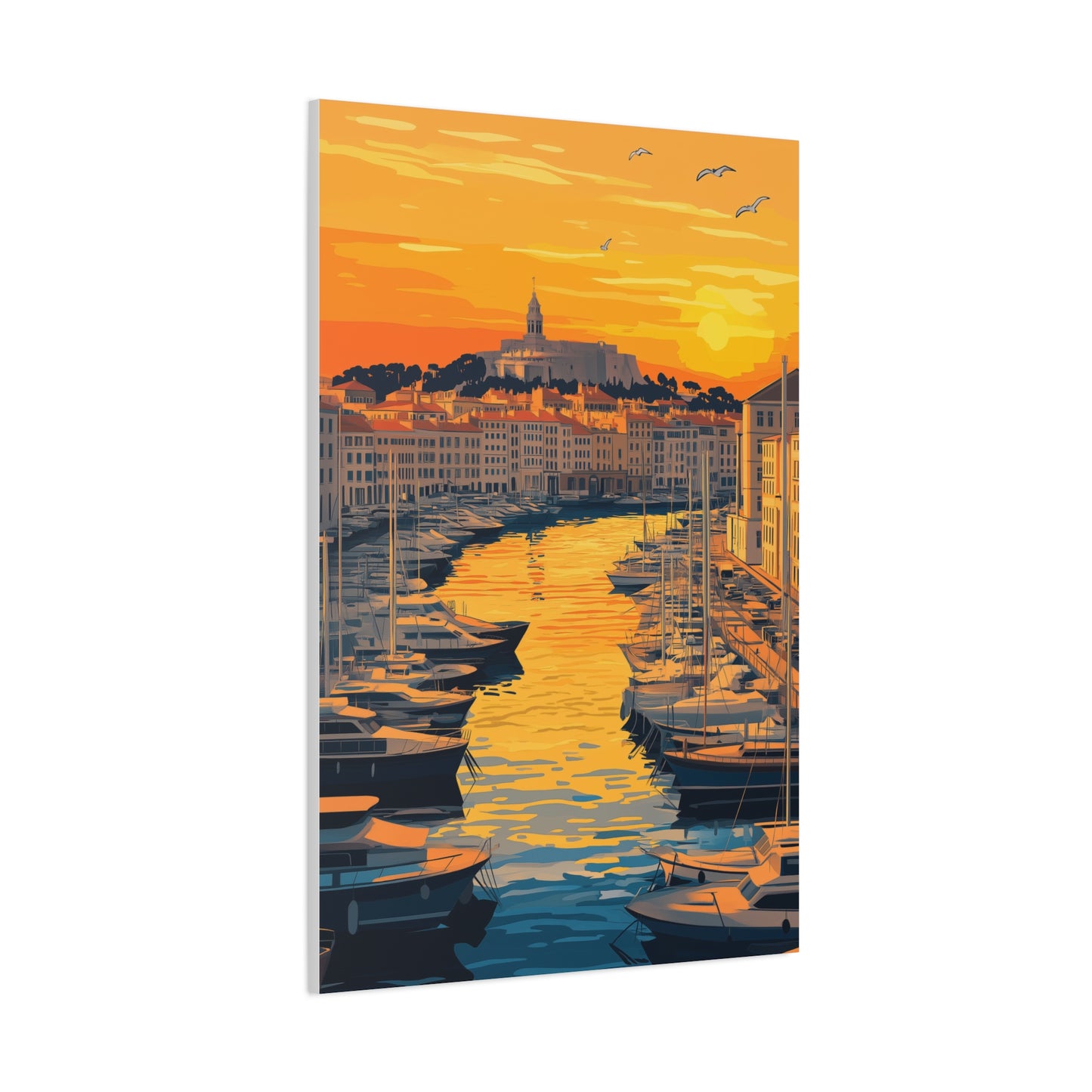 Coucher de Soleil sur le Port