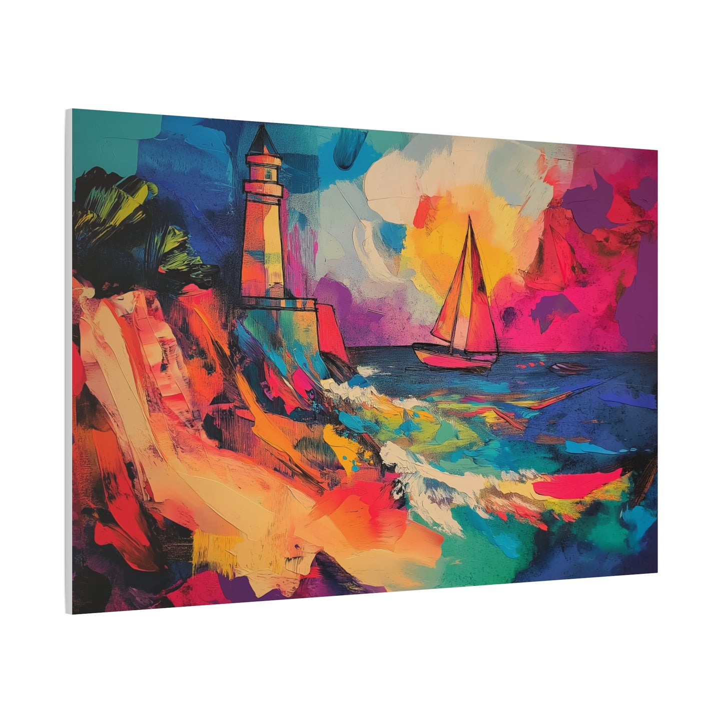 Évasion Colorée en Bord de Mer