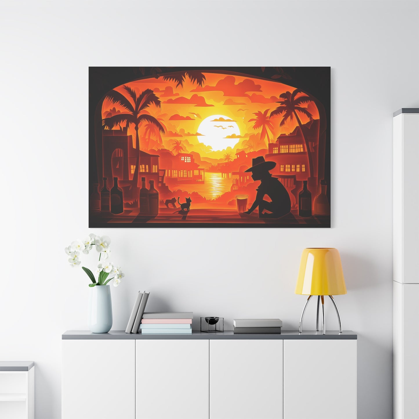Évasion au Crépuscule Tropical