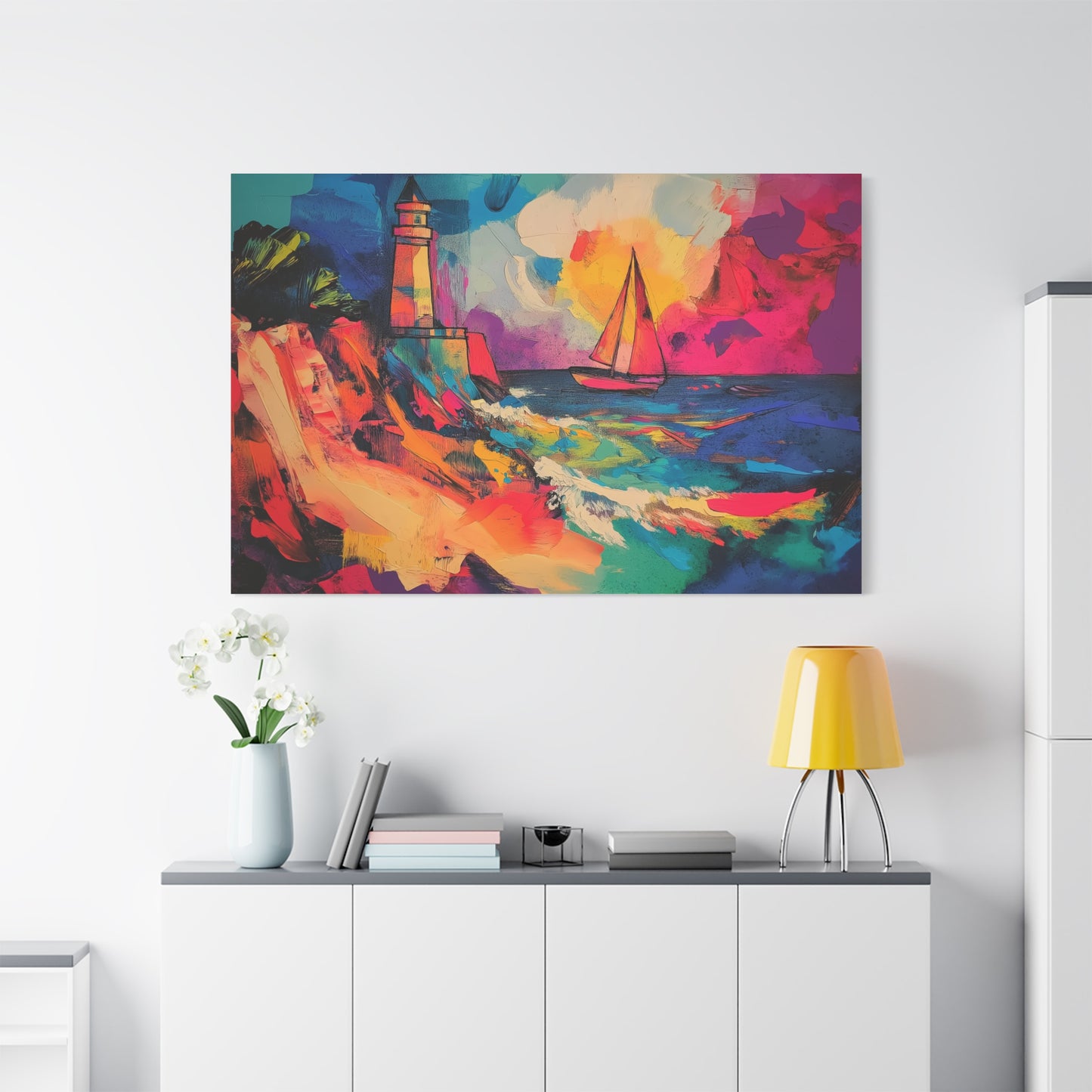 Évasion Colorée en Bord de Mer