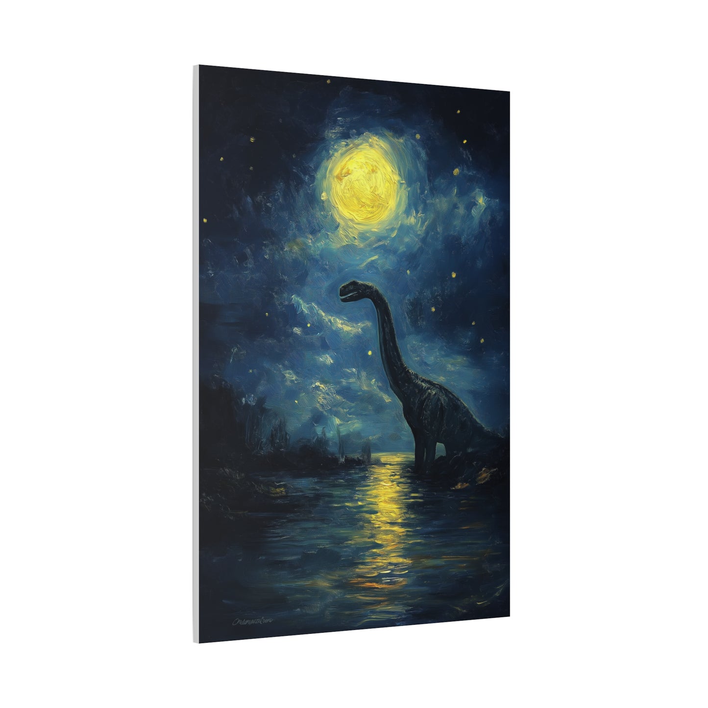 Sous la Lune, le Géant Éveille sa Nuit