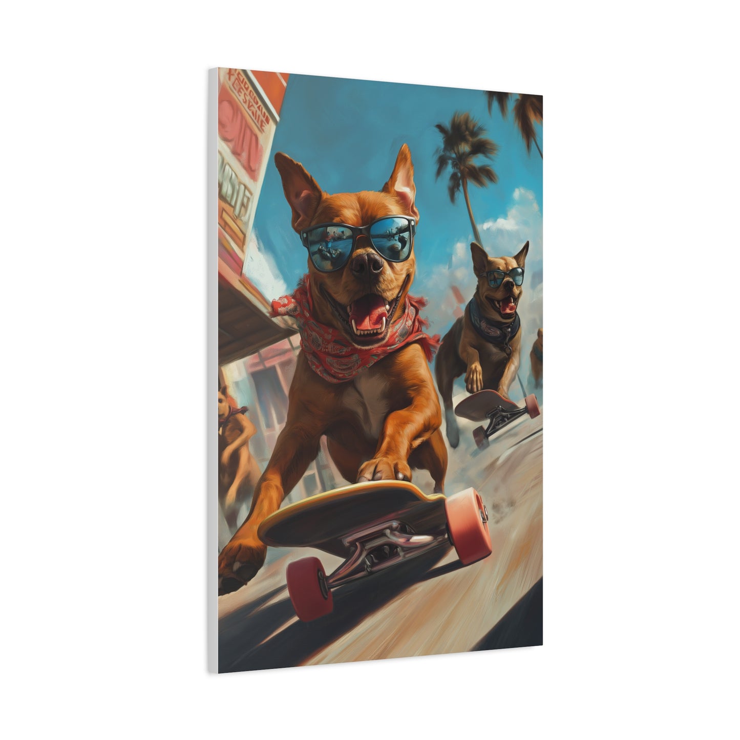 Chiens Sur Skateboards : Aventure et Liberté !