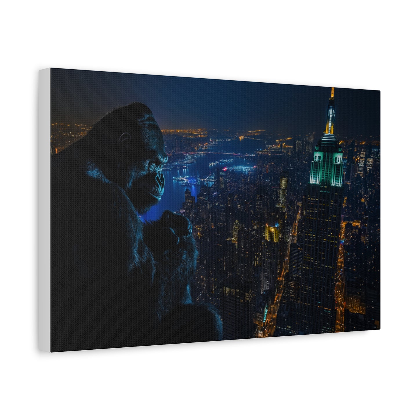 King Kong sur la Skyline Nocturne