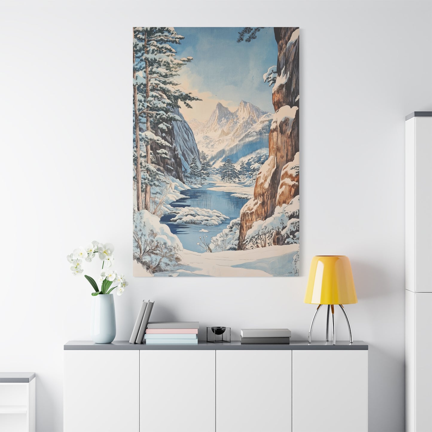 Évasion Hivernale : Paysage Enneigé Sublime