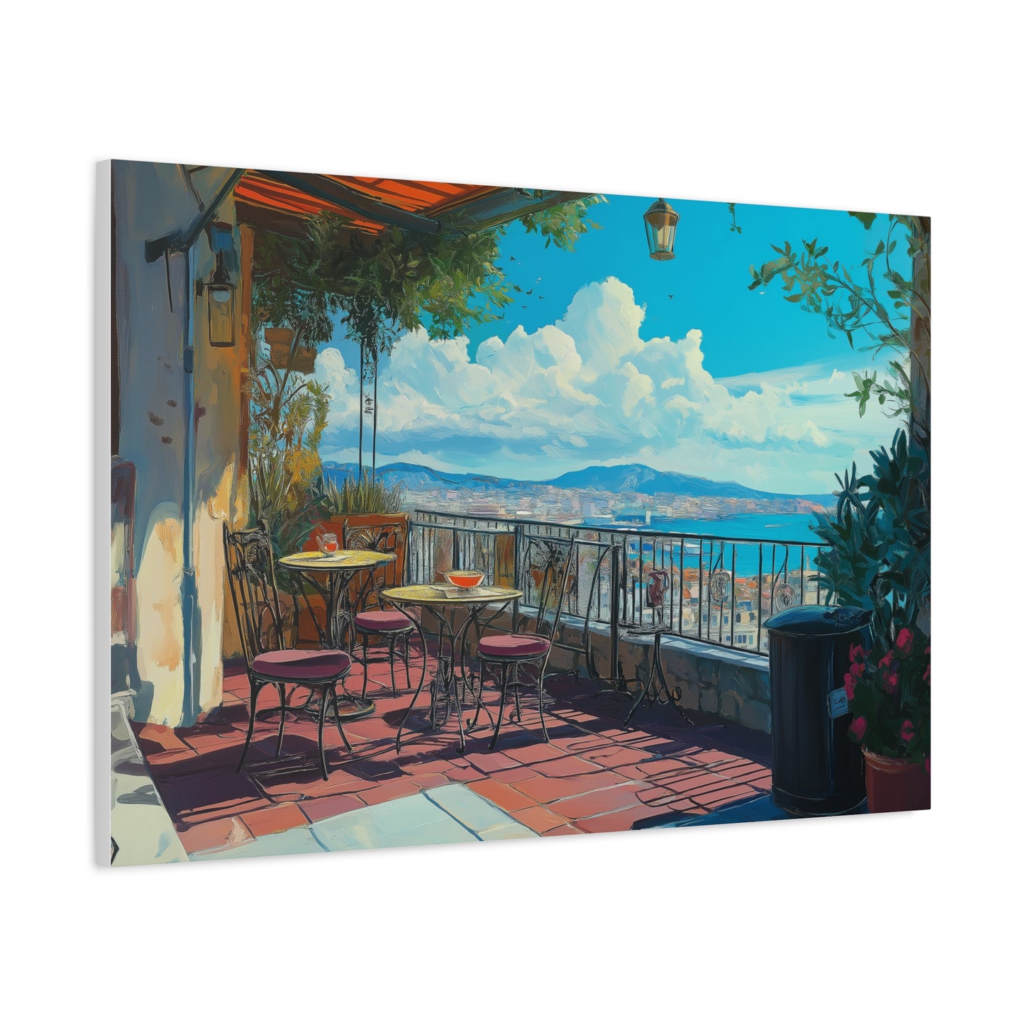 Évasion méditerranéenne sur votre terrasse