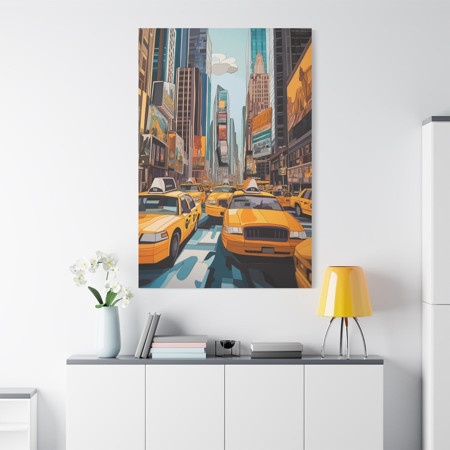 Vibrant New York : Taxis et Skylines