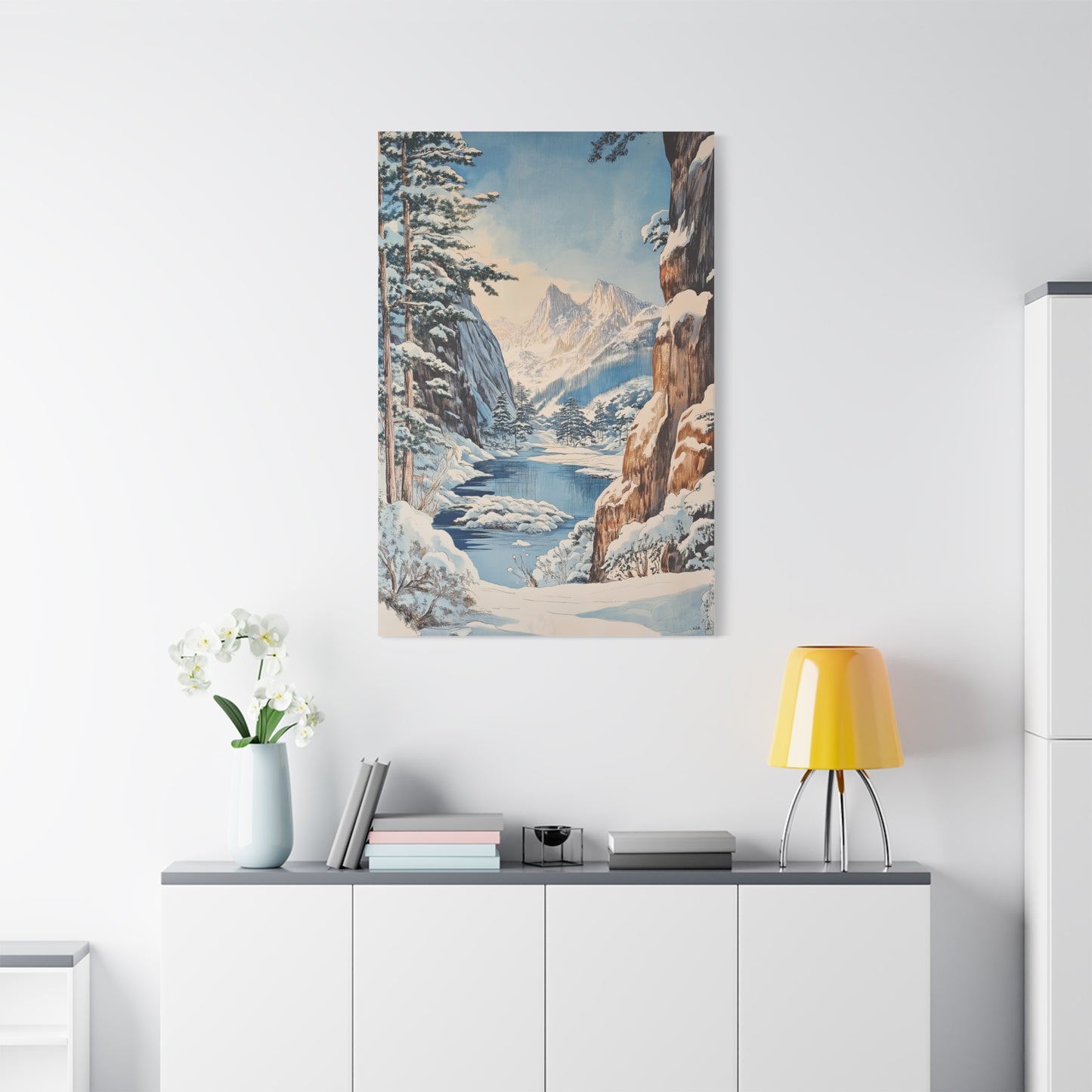 Évasion Hivernale : Paysage Enneigé Sublime